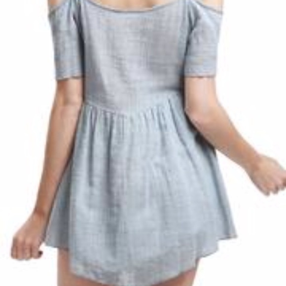 Blu Pepper Crochet Blue swing Top M - Picture 3 of 8